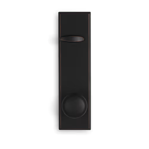 Pedestal entry door hardware