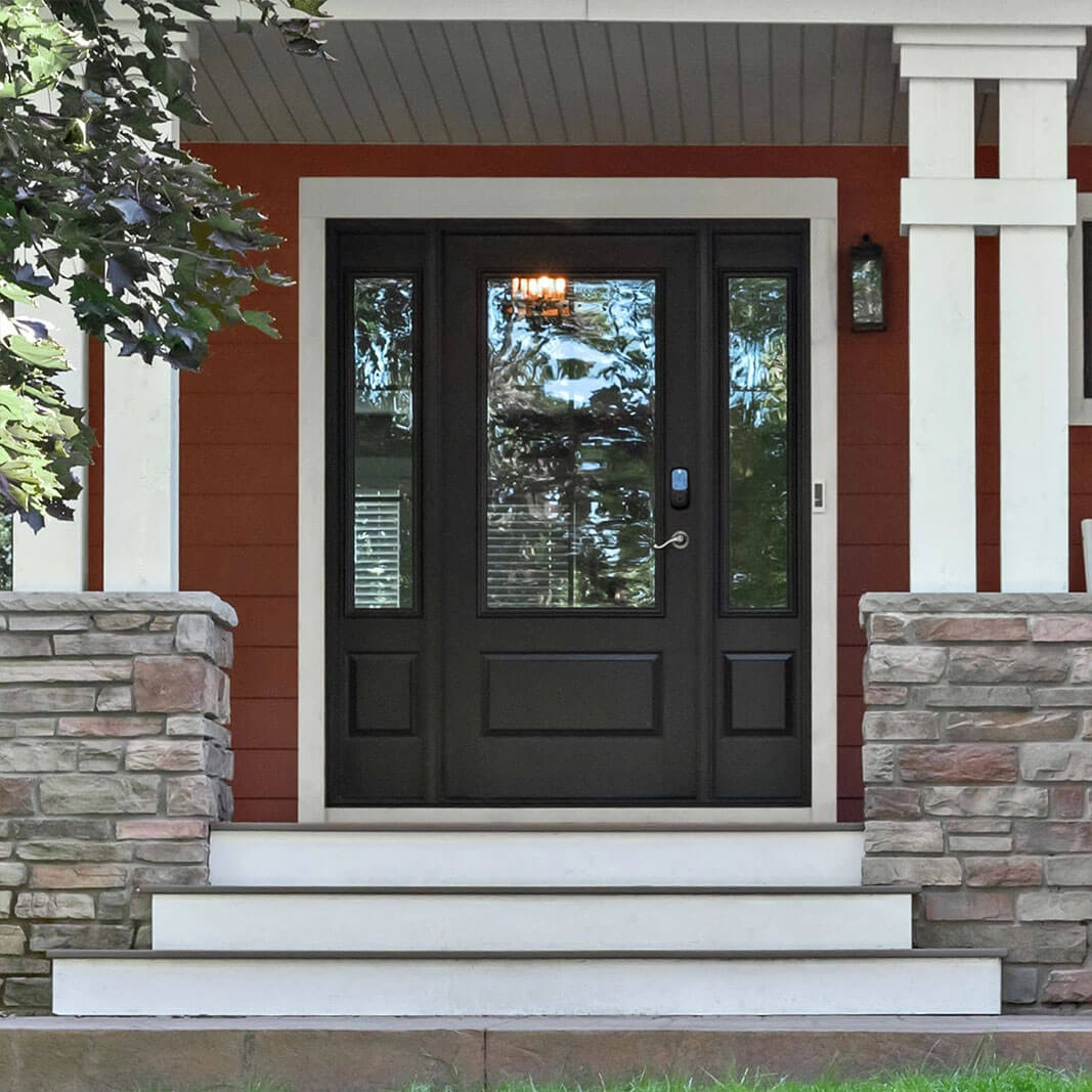 Ensemble entry door installation