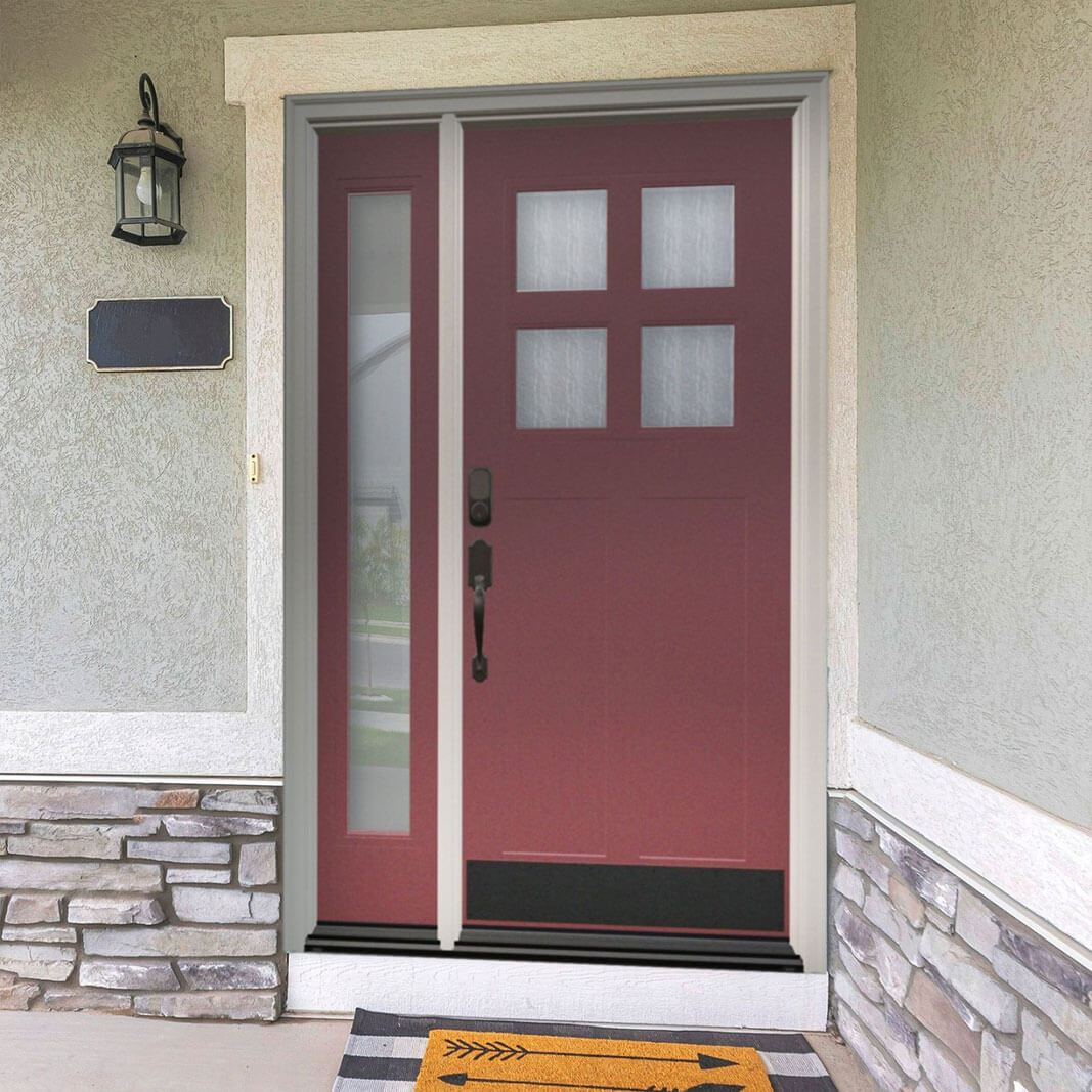 Ensemble entry door installation