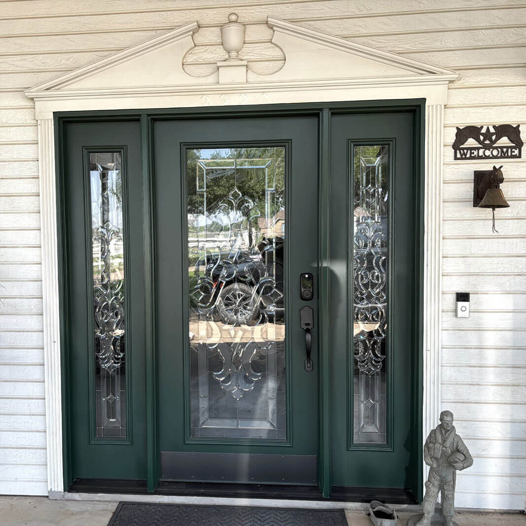 Ensemble entry door installation