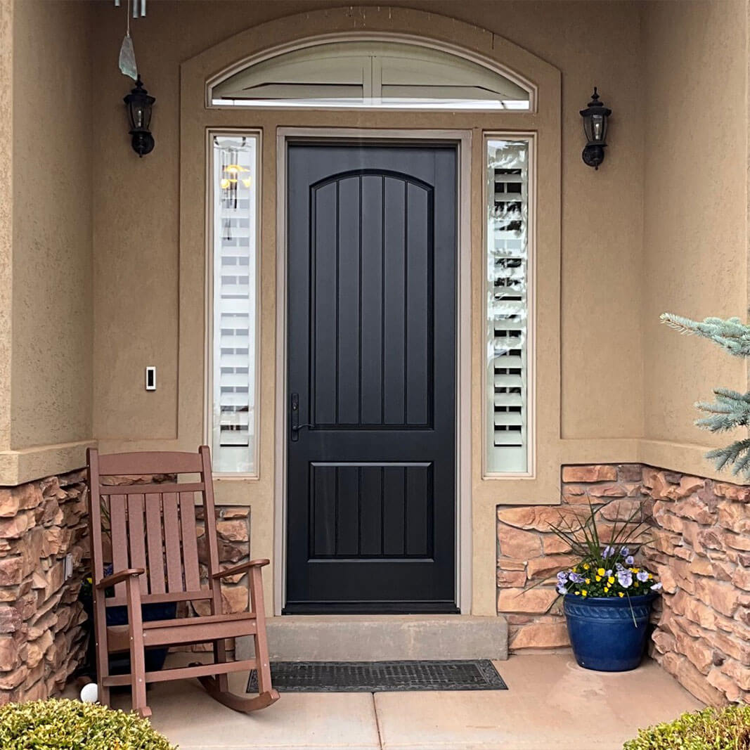 Ensemble entry door installation