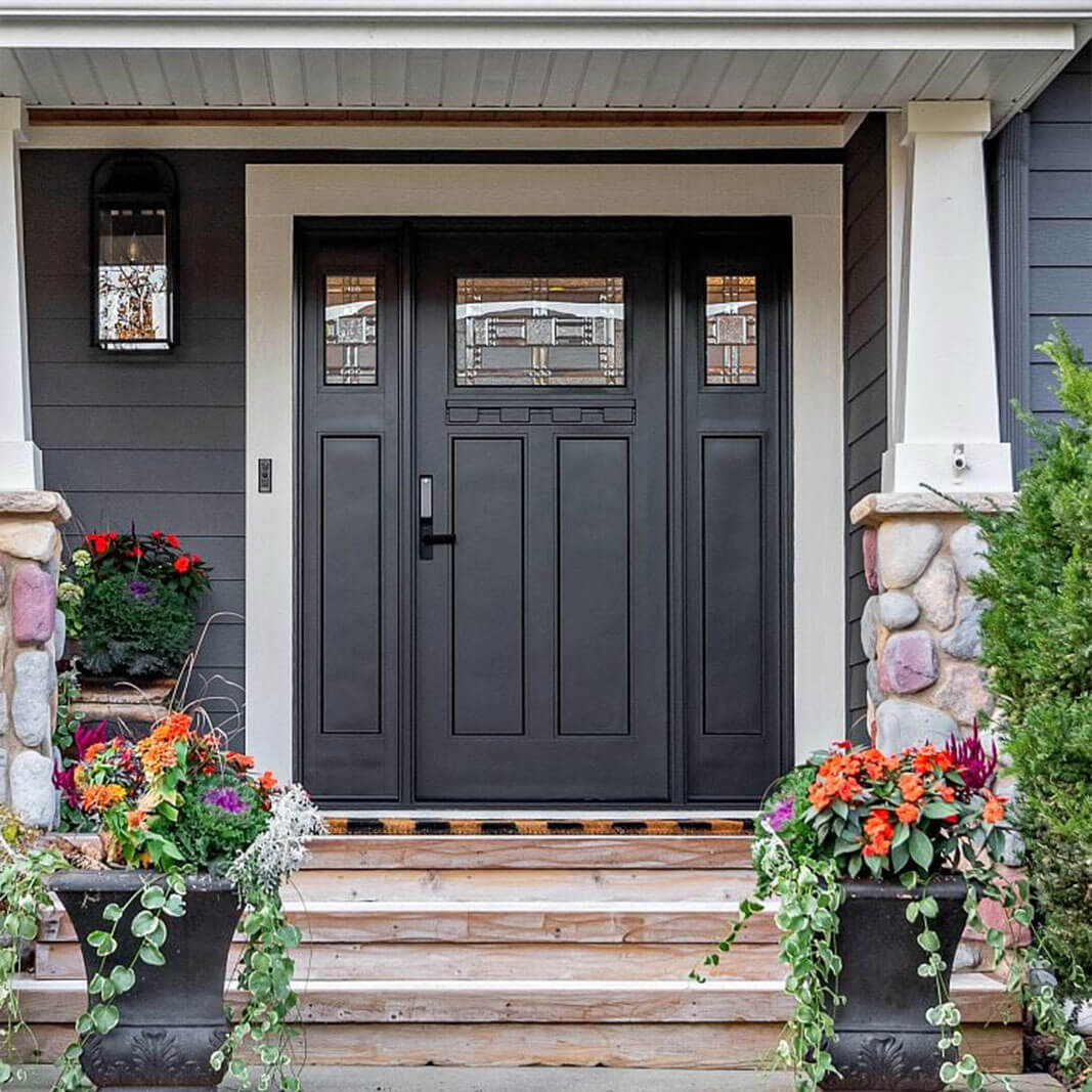 Ensemble entry door installation