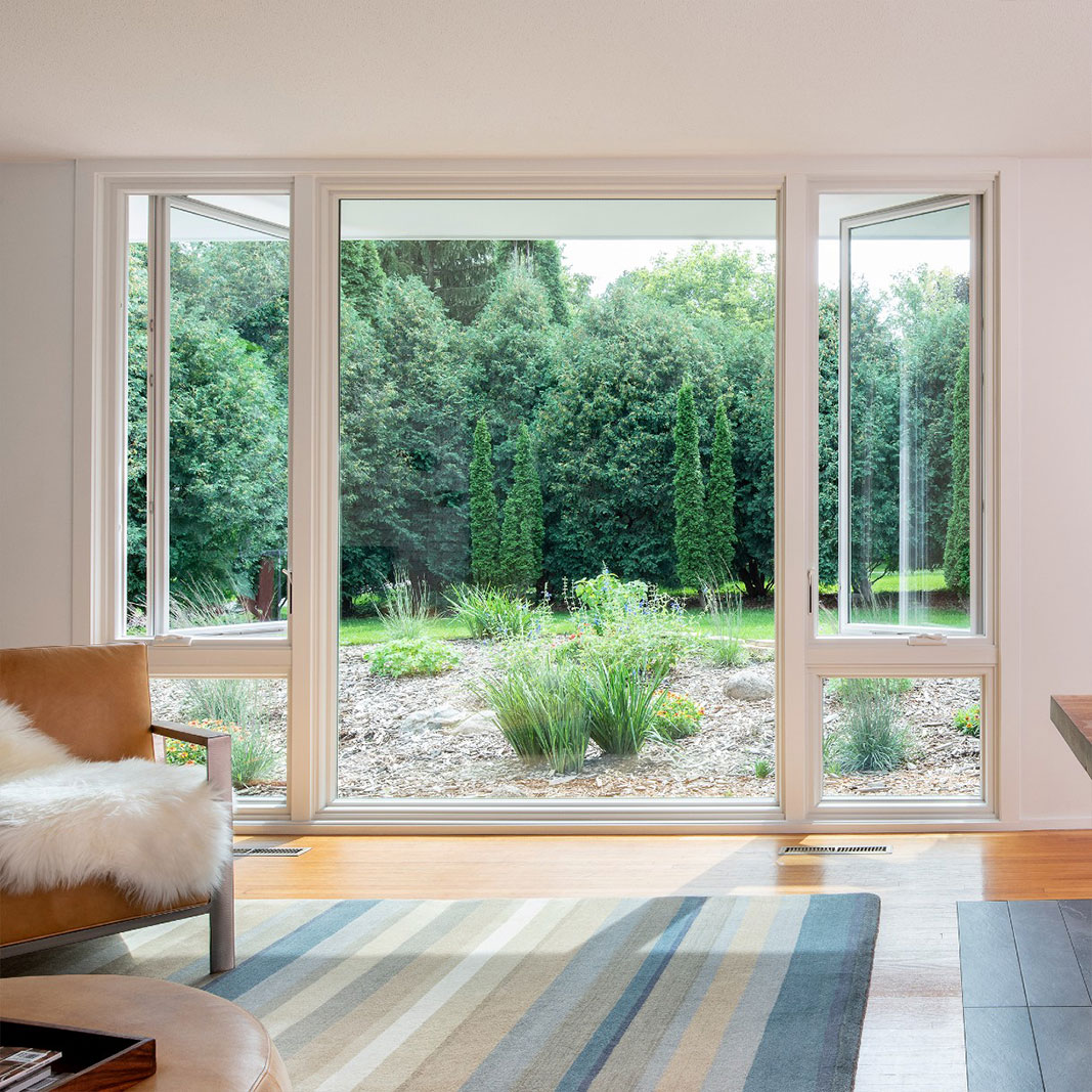 Picture window installation