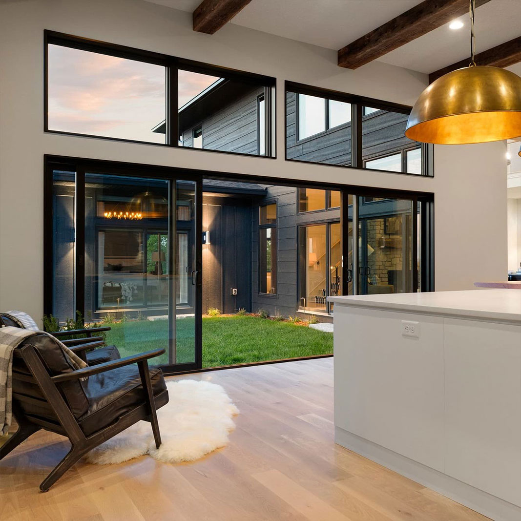 Picture window installation