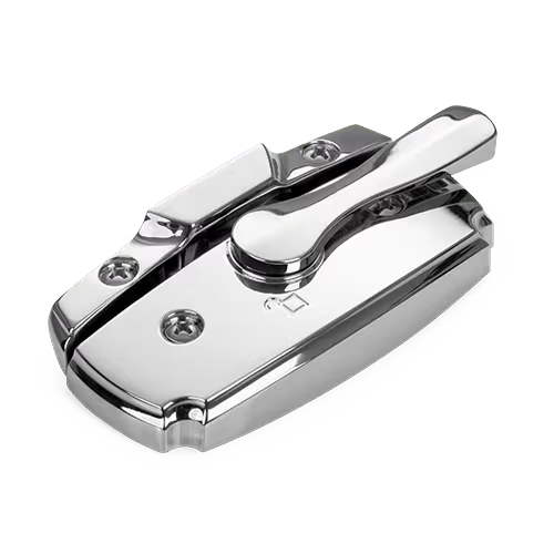 Polished Chrome window hardware finish
